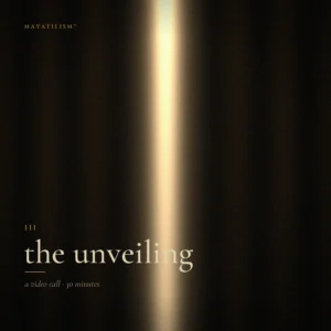 the unveiling — a tarot reading over video call, Mayatilism